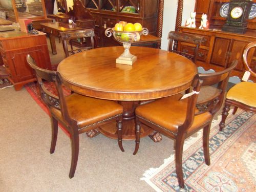 william ivth mahogany tilt top breakfast table - CATEGORY: ANTIQUE TABLES - DATED 19TH CENTURY