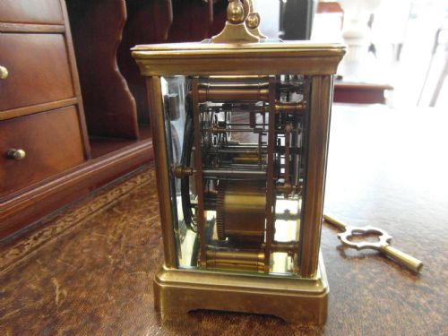 19TH CENTURY STRIKING CARRIAGE CLOCK - ADDITIONAL PHOTO 1