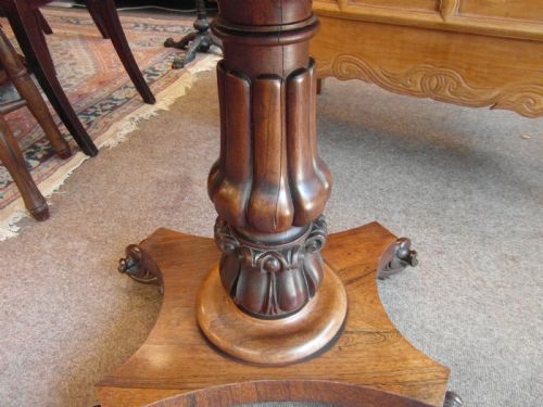 WILLIAM IV ROSEWOOD CARD TABLE - ADDITIONAL PHOTO 1