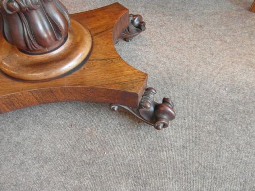 WILLIAM IV ROSEWOOD CARD TABLE - ADDITIONAL PHOTO 2