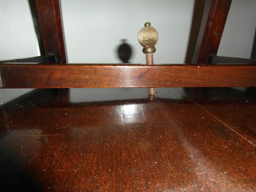 ANTIQUE GEORGIAN MAHOGANY CHILDS HIGH CHAIR - ADDITIONAL PHOTO 7