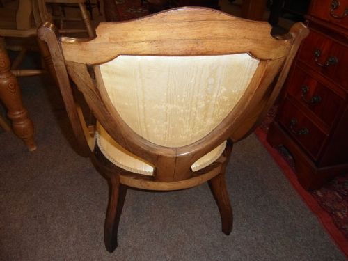 ANTIQUE ROSEWOOD MARQUETRY INLAID CHAIR - ADDITIONAL PHOTO 3