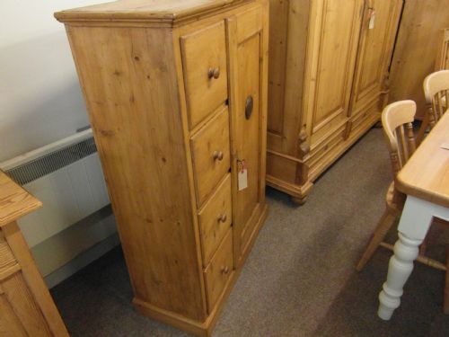 ANTIQUE PINE LARDER CABINET - ADDITIONAL PHOTO 3