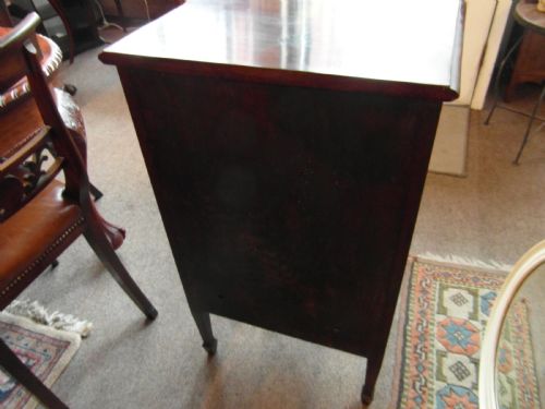 ANTIQUE EDWARDIAN MUSIC CABINET - ADDITIONAL PHOTO 3