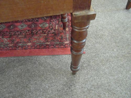 VICTORIAN MAHOGANY BIDET BABY BATH STOOL TABLE - ADDITIONAL PHOTO 4