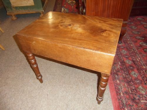 VICTORIAN MAHOGANY BIDET BABY BATH STOOL TABLE - ADDITIONAL PHOTO 5