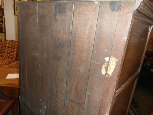 ANTIQUE JACOBEAN STYLE OAK CHEST ON CHEST DRAWERS - ADDITIONAL PHOTO 4