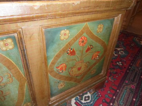 ANTIQUE PINE DOWRY CHEST 1823 - ADDITIONAL PHOTO 5