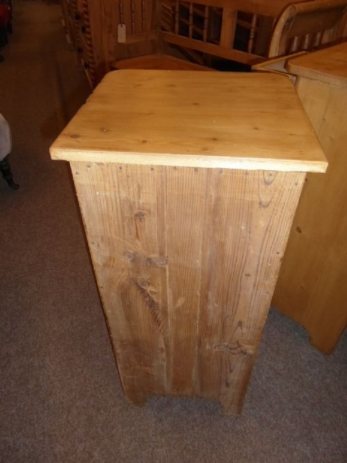 PAIR VICTORIAN PINE BEDSIDE CABINETS - ADDITIONAL PHOTO 2