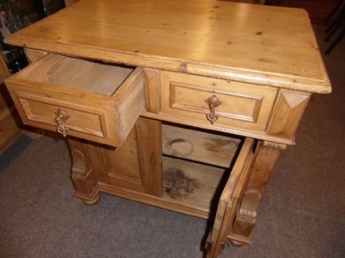 ANTIQUE PINE CABINET - ADDITIONAL PHOTO 1
