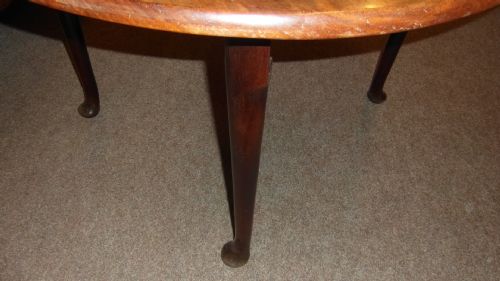 GEORGIAN MAHOGANY DROP LEAF DINING TABLE - ADDITIONAL PHOTO 1
