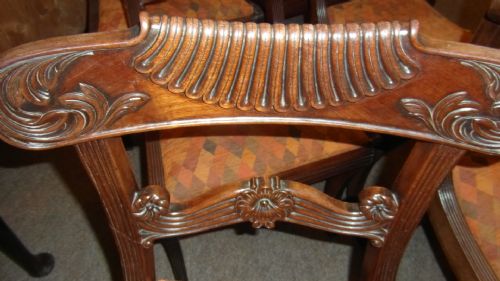 SET OF SIX REGENCY MAHOGANY DINING CHAIRS - ADDITIONAL PHOTO 1