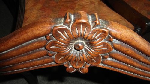 SET OF SIX REGENCY MAHOGANY DINING CHAIRS - ADDITIONAL PHOTO 3