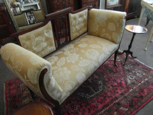 EDWARDIAN INLAID SALON SOFA - ADDITIONAL PHOTO 8