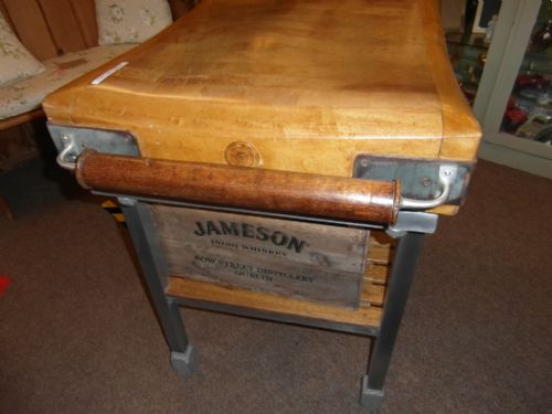 ANTIQUE BUTCHERS BLOCK - ADDITIONAL PHOTO 1