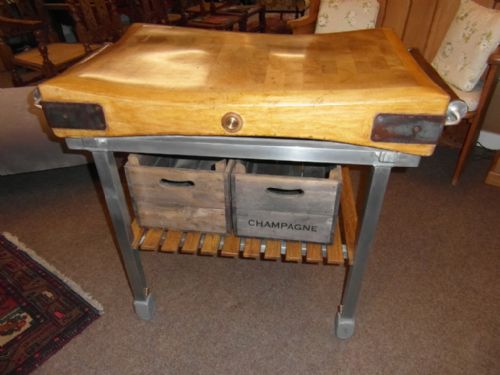 ANTIQUE BUTCHERS BLOCK - ADDITIONAL PHOTO 2