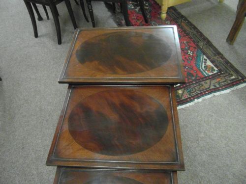 SET OF ANTIQUE QUARTETTO EDWARDIAN TABLES - ADDITIONAL PHOTO 2