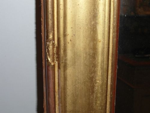 LARGE FRENCH ANTIQUE MIRROR - ADDITIONAL PHOTO 3