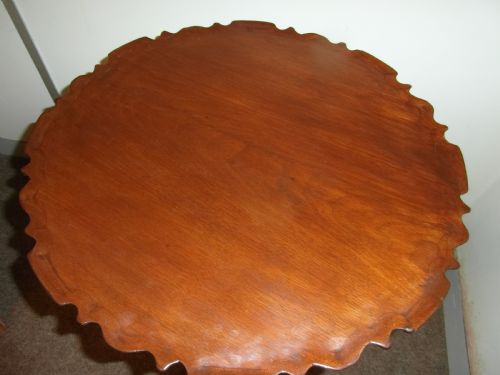 GEORGIAN PIE CRUST TOP TABLE - ADDITIONAL PHOTO 1
