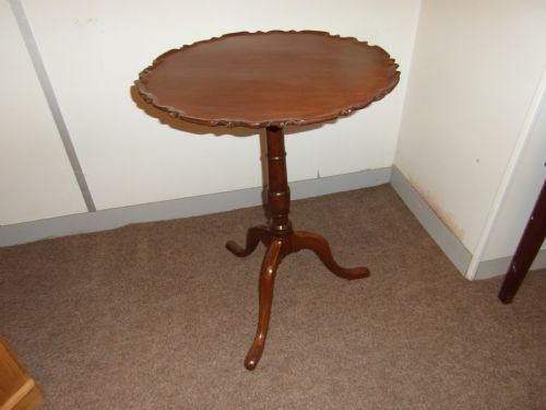 GEORGIAN PIE CRUST TOP TABLE - ADDITIONAL PHOTO 4
