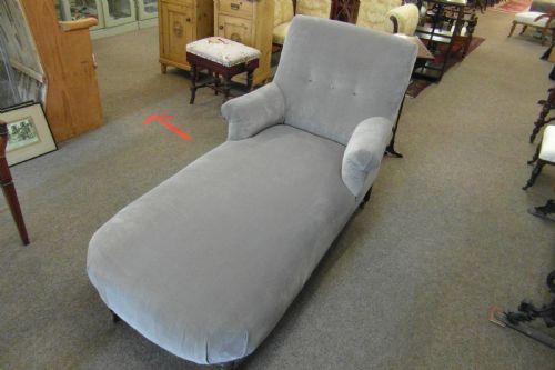 victorian chaise longue - CATEGORY: ANTIQUE SOFAS - DATED VICTORIAN