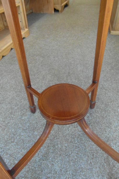 EDWARDIAN OVAL INLAID OCCASIONAL TABLE - ADDITIONAL PHOTO 1
