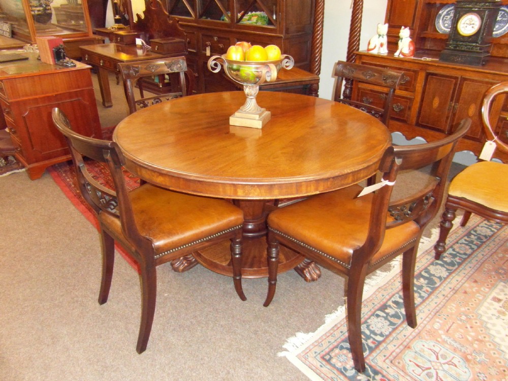 William IVth Mahogany Tilt Top Breakfast Table