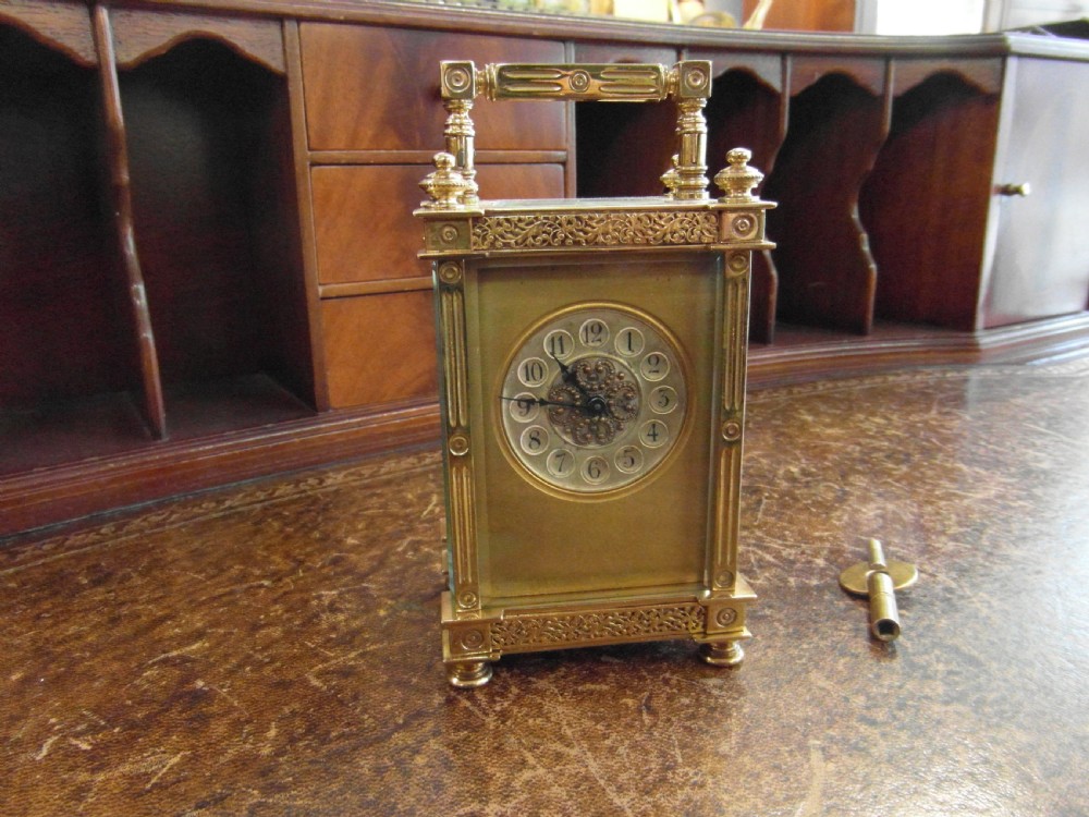 French Victorian  8 Day Carriage Clock.