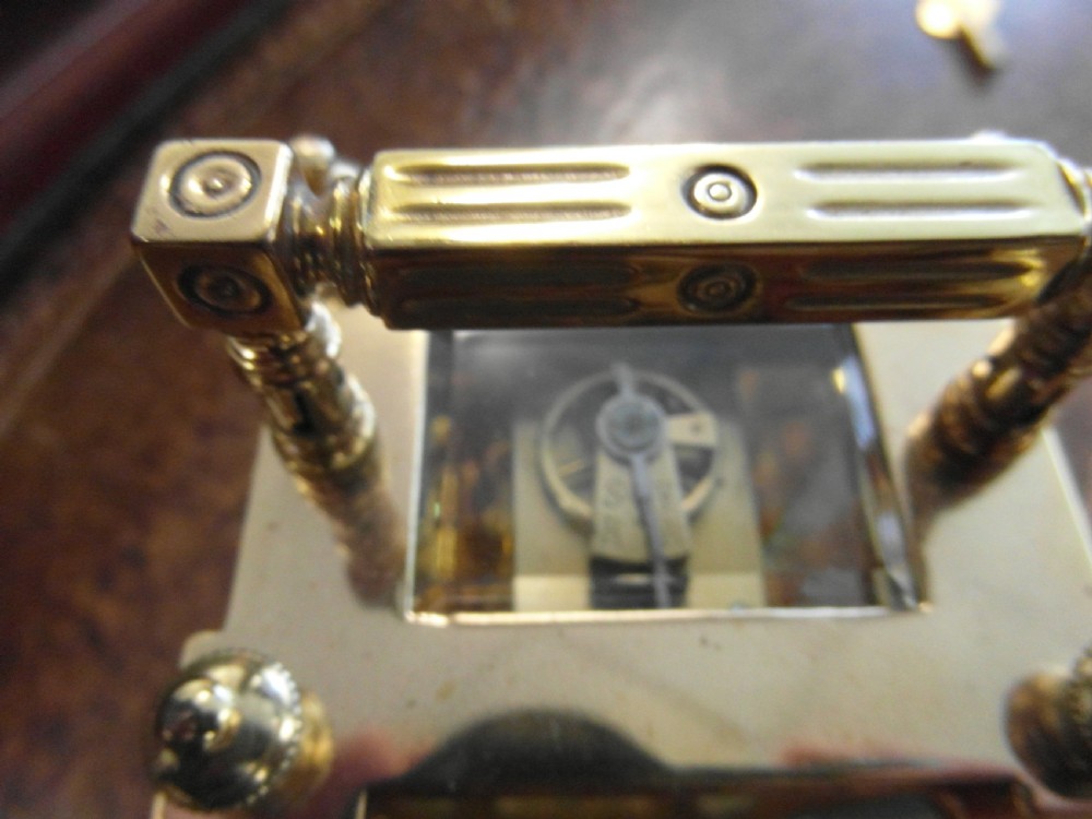 French Victorian  8 Day Carriage Clock. View IV