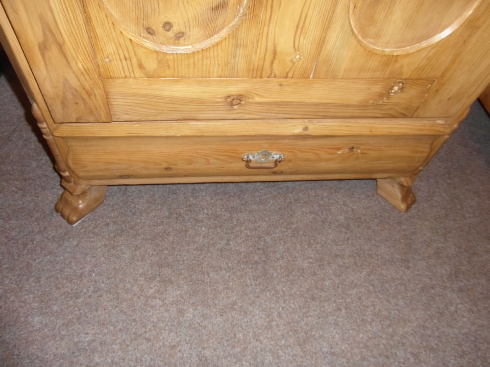 Antique Danish Pine Linen Cupboard View III