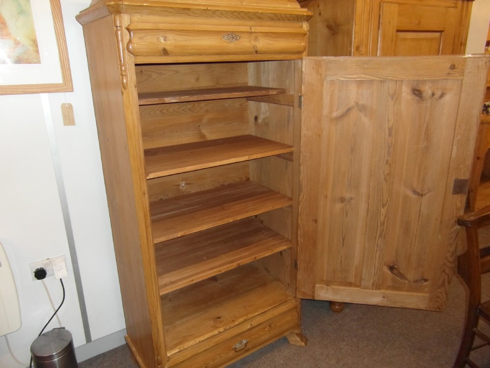Antique Danish Pine Linen Cupboard View IV