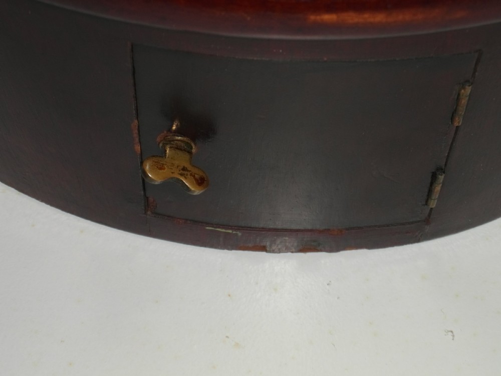 Antique Mahogany 8 Day Fusee Station Clock View II