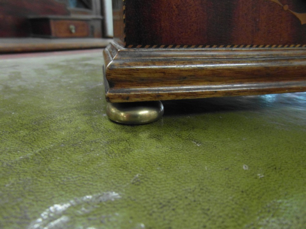 Harrods Mahogany Inlaid Mantle Clock View III