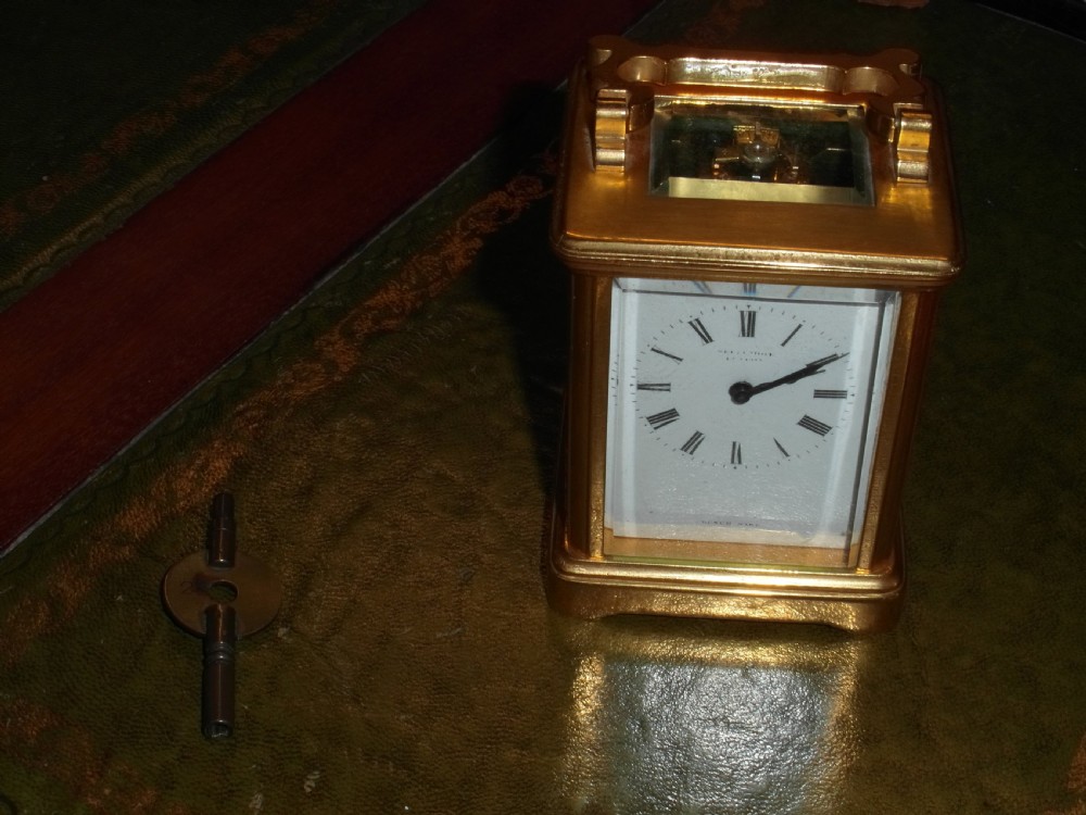 French Miniature Carriage Clock Selfridges London View VI