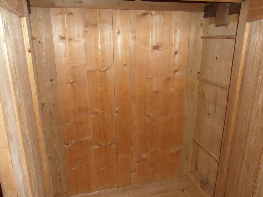 Antique Pine Double Wardrobe View II