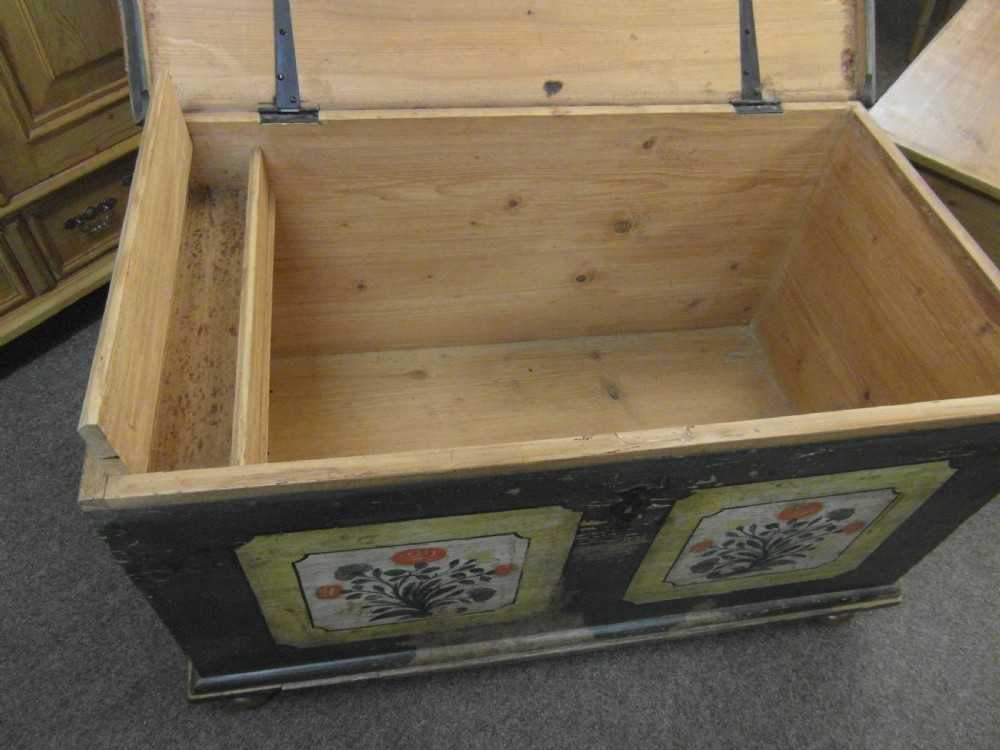 Antique Dowry Pine Chest View IV