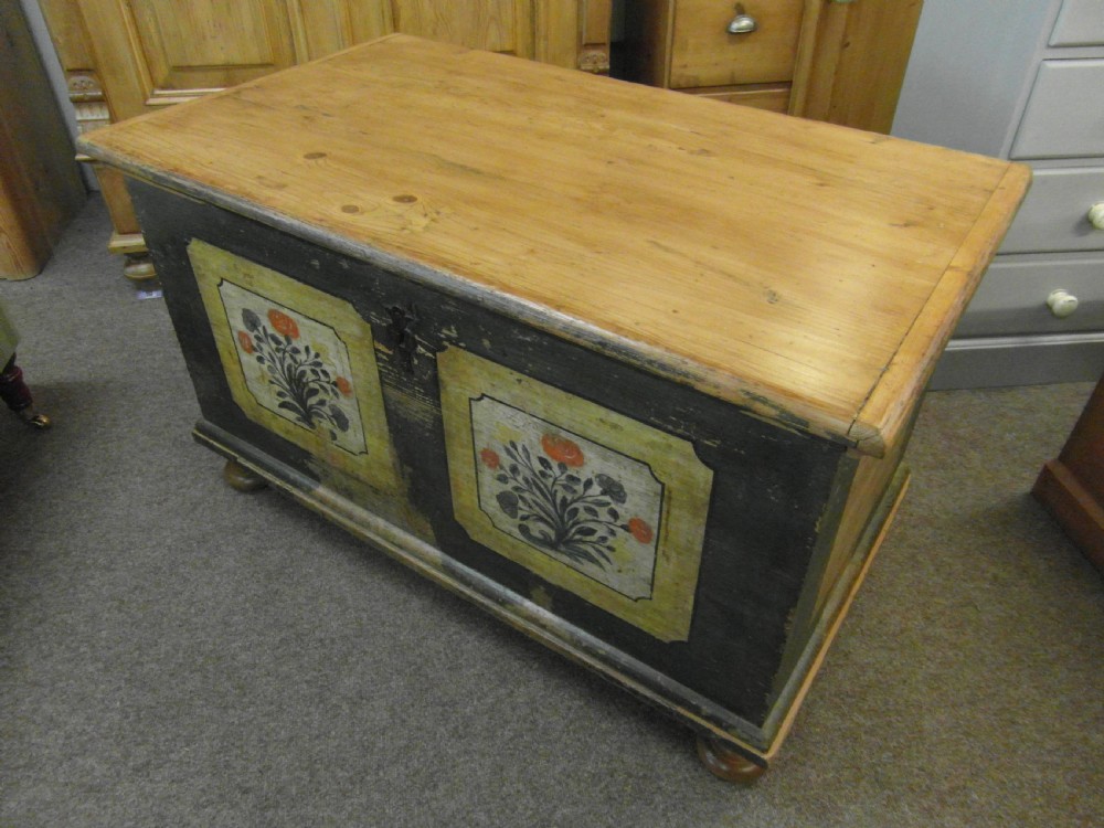 Antique Dowry Pine Chest View VII