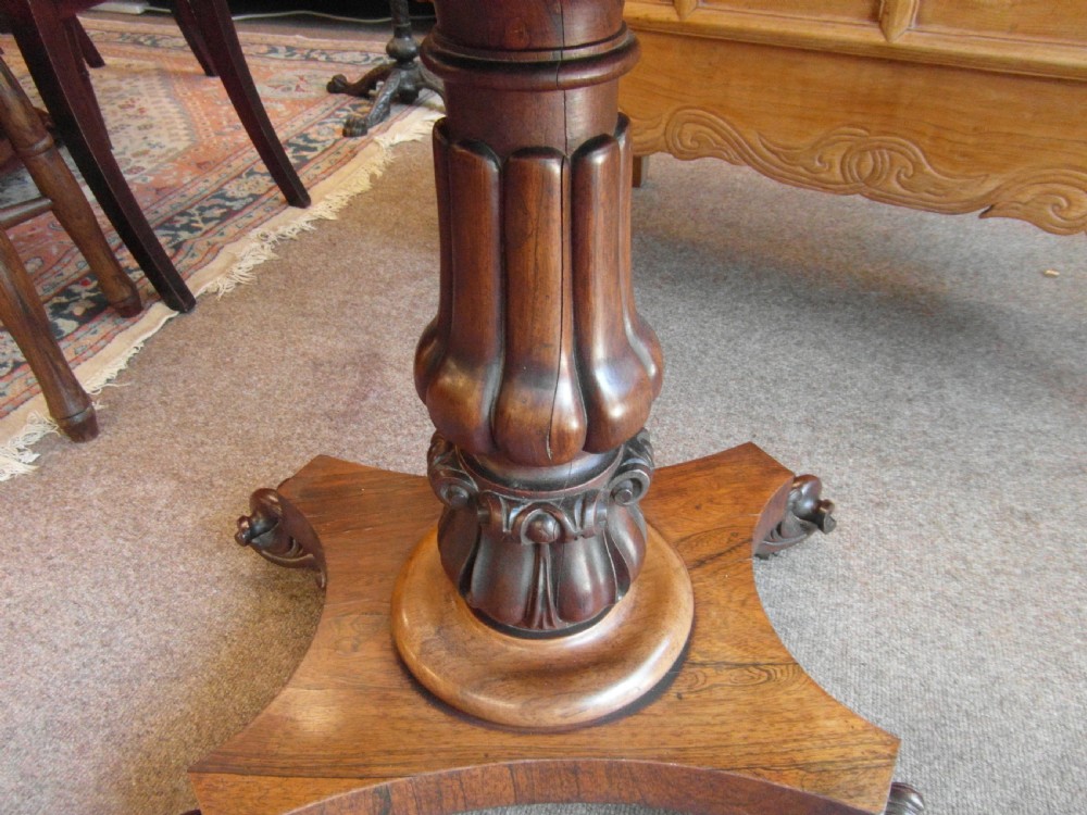 William IV Rosewood Card Table View II