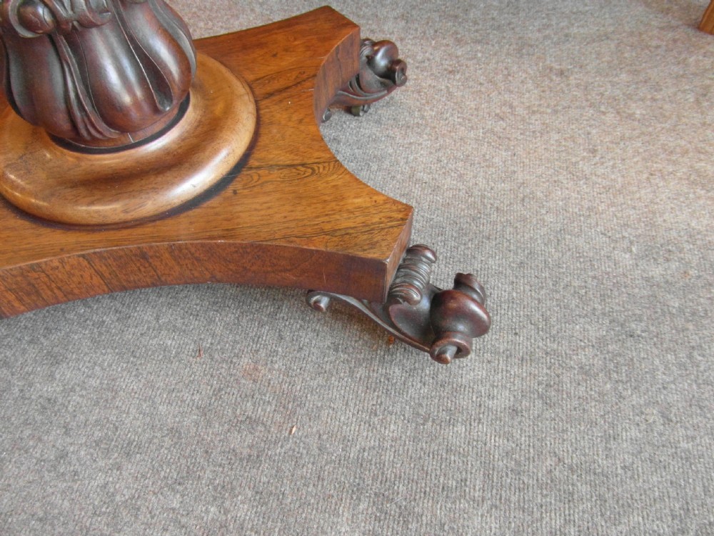 William IV Rosewood Card Table View III