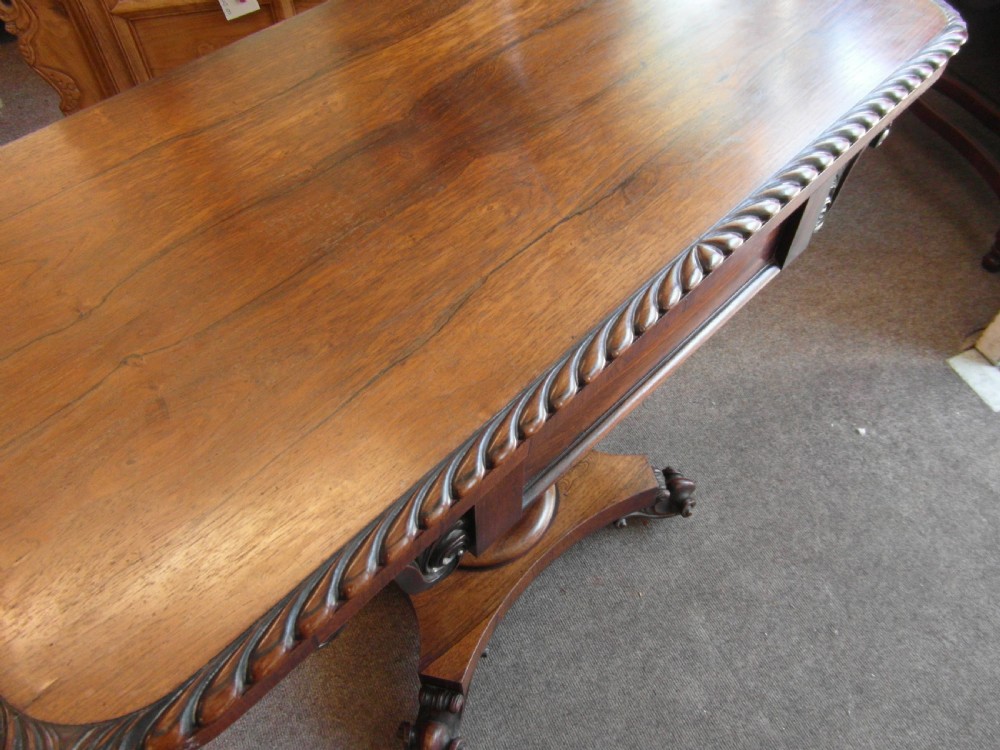 William IV Rosewood Card Table View IV