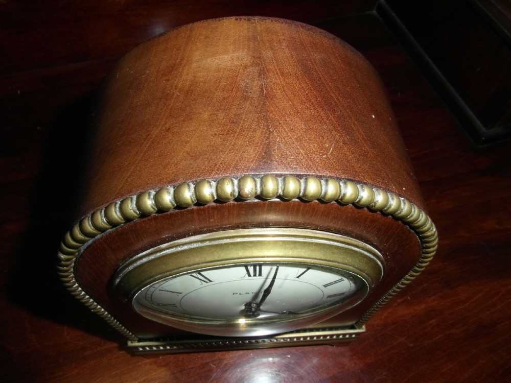 Edwardian Mahogany and Brass 8 Day timepiece View IV