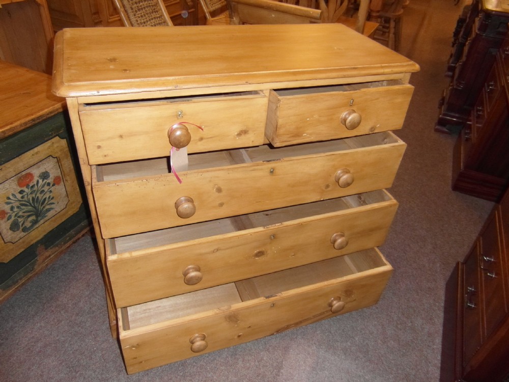 Victorian Pine Chest of Drawers View II