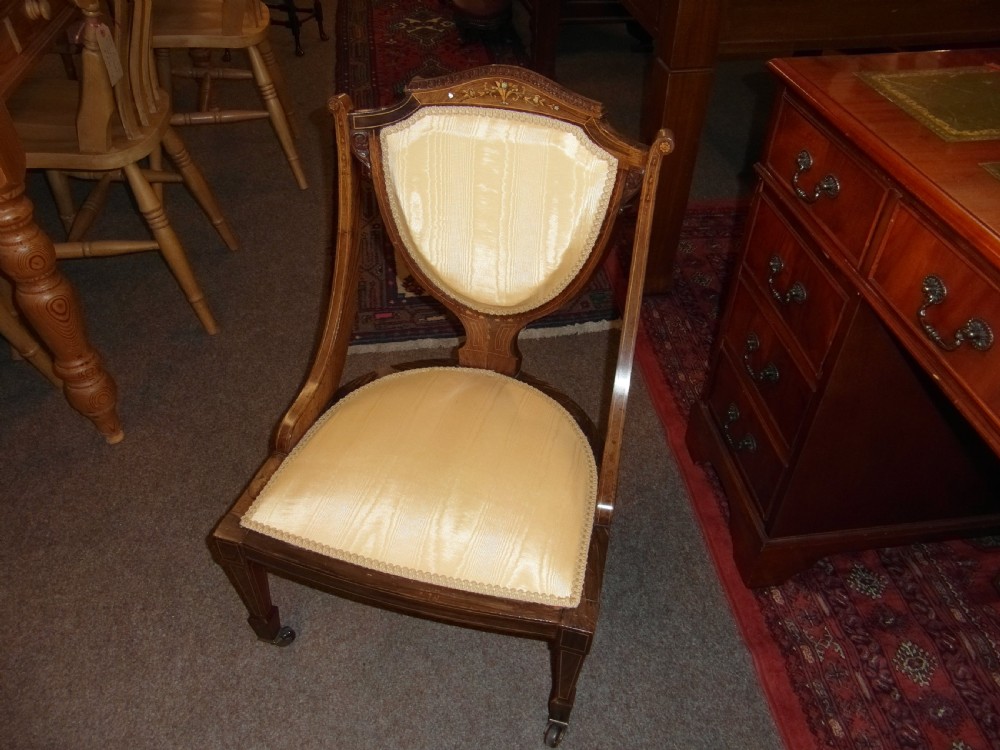 Antique Rosewood marquetry inlaid Chair