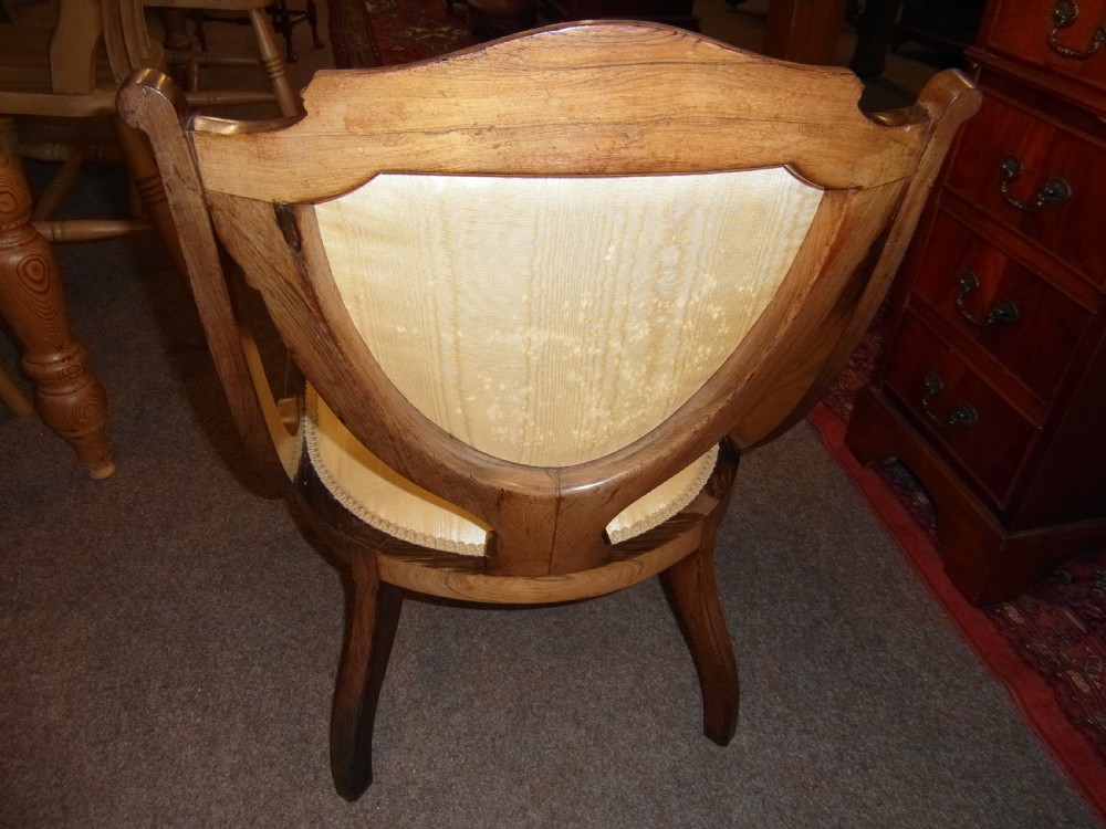 Antique Rosewood marquetry inlaid Chair View IV