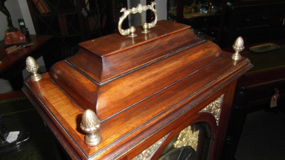 Georgian Bracket Clock Triple Fusee 8 Bells View V