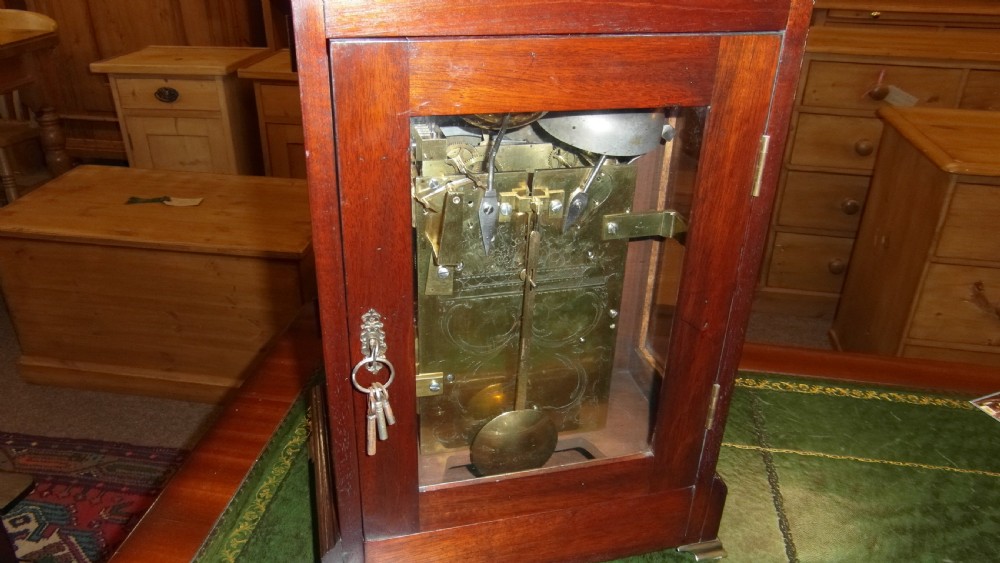 Georgian Bracket Clock Triple Fusee 8 Bells View VI