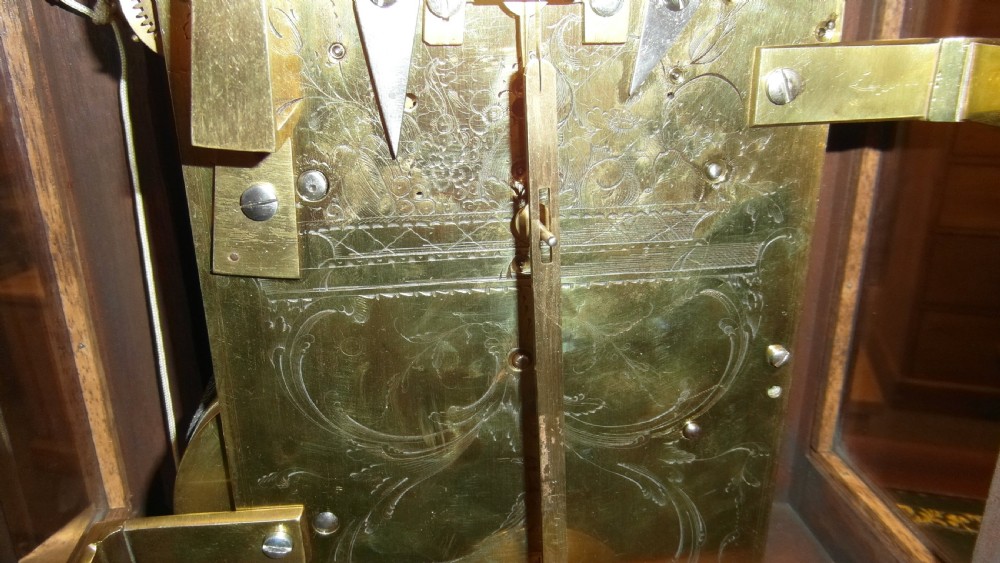 Georgian Bracket Clock Triple Fusee 8 Bells View VIII
