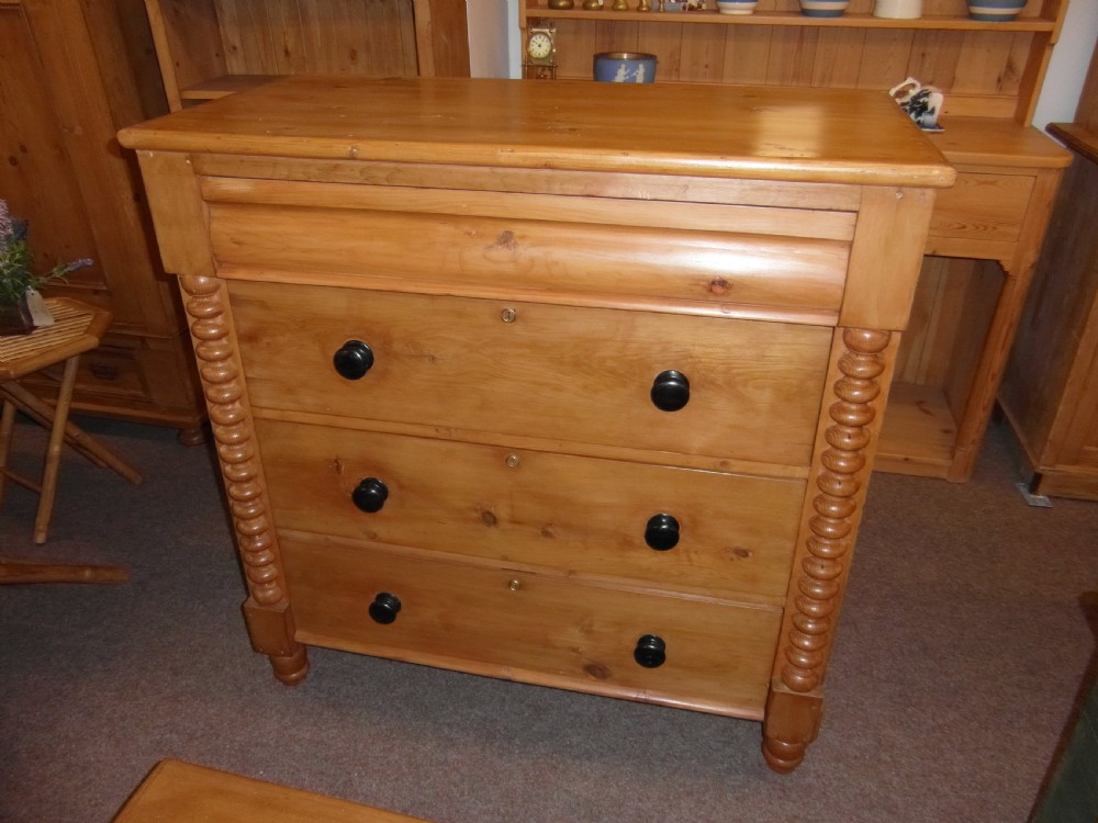Victorian Welsh Pine Chest of Drawers