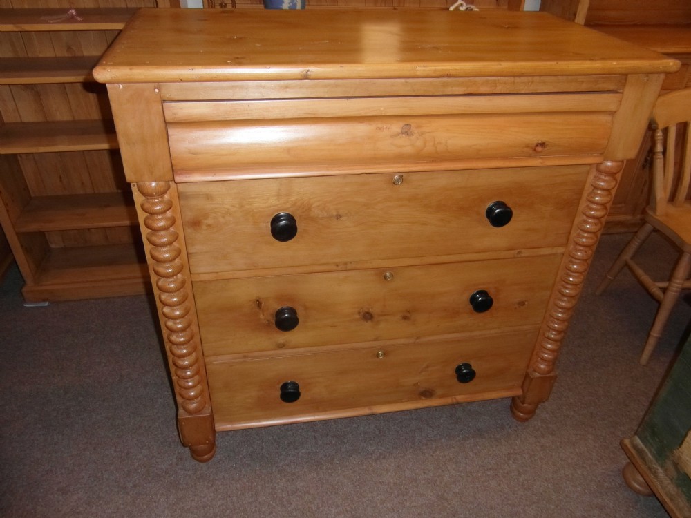 Victorian Welsh Pine Chest of Drawers View VI
