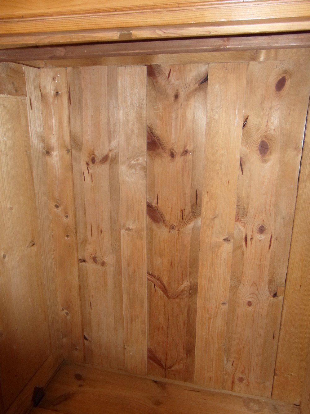 Victorian Pine Double Wardrobe View II
